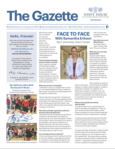 WINTER 2019 NEWSLETTER